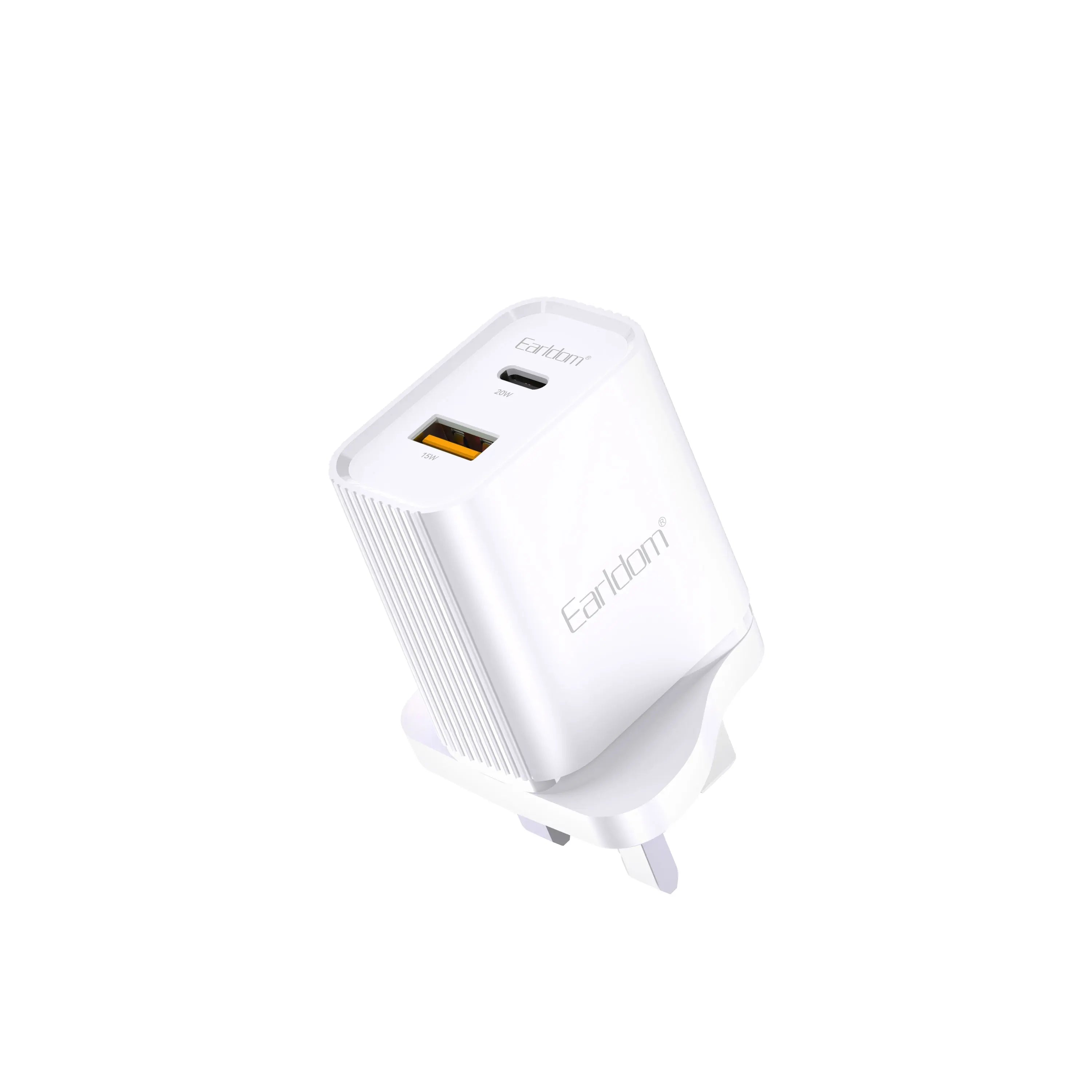 Earldom UK17  20W PD + 18W QC3.0 USB Wall Charger (UK Plug) - Saif Al Najmi Kw